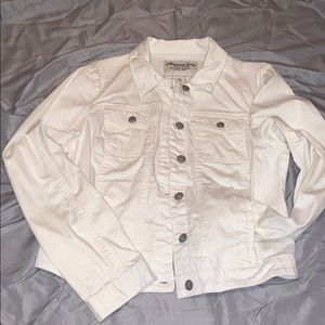 Woman’s White Jean Jacket